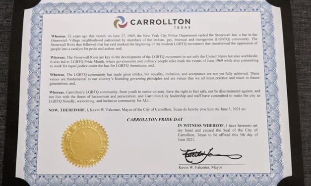 Carrollton proclaims Pride