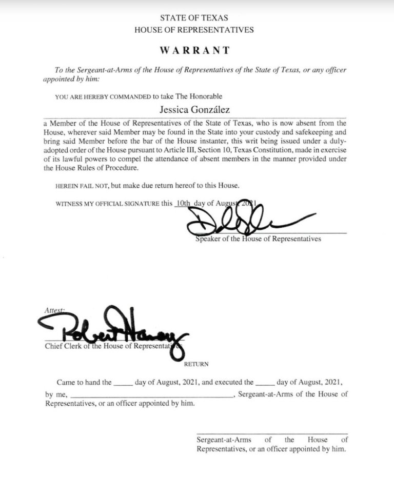 Republicans issue arrest warrants for Democrats Dallas Voice