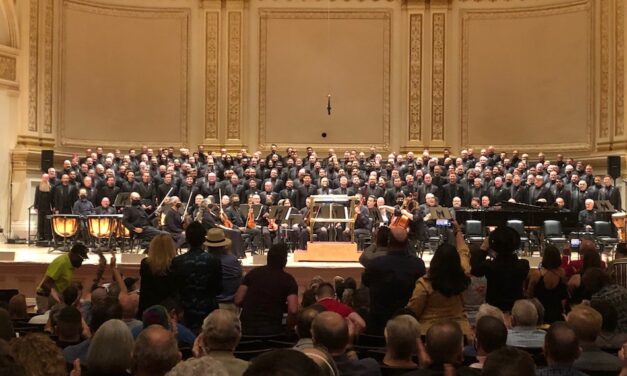 A standing ovation at Carnegie Hall