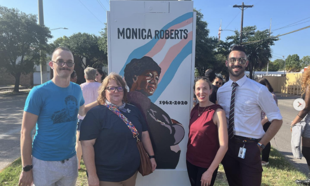 Monica Roberts mini-mural unveiled