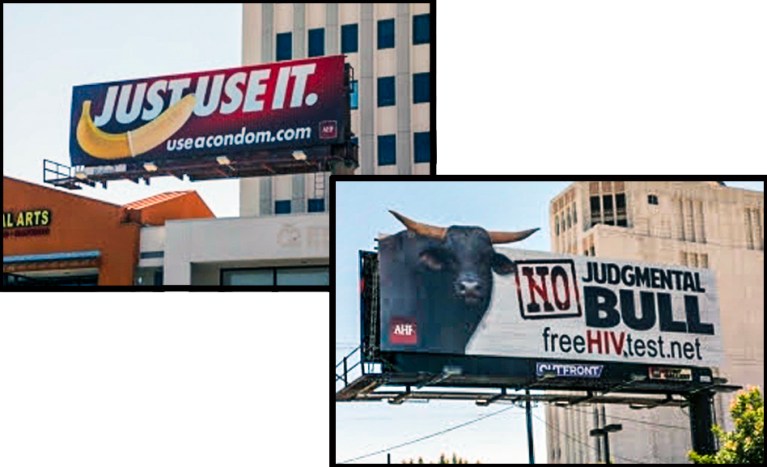 AHF calls out 'judgmental' move to refuse safer sex, testing billboards ...