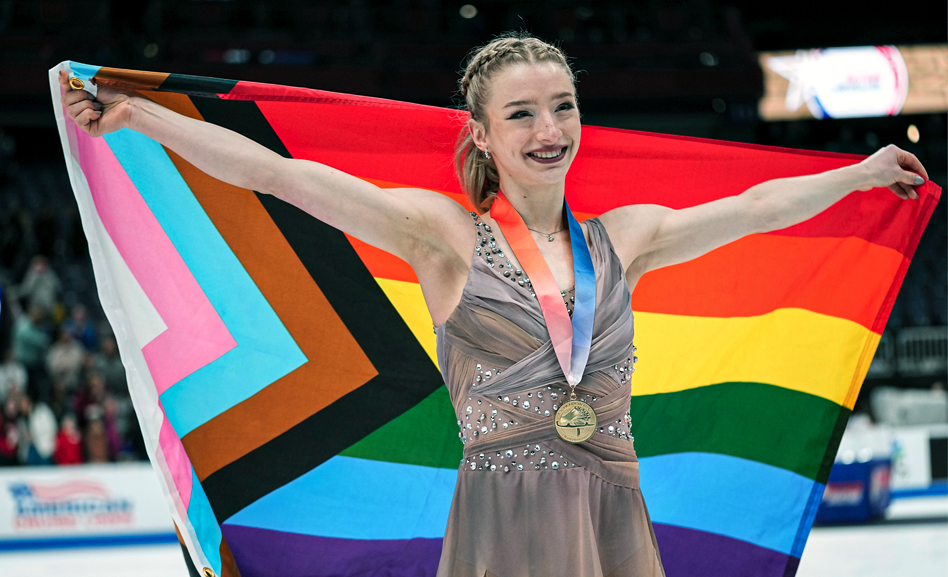 Amber Glenn makes history with skating gold medal - Dallas Voice