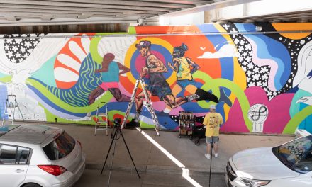 What’s that huge mural under I-35 at Hi Line?