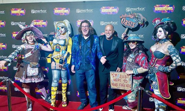 On the red carpet for the ‘Borderlands’ premiere last night at the Texas Theatre