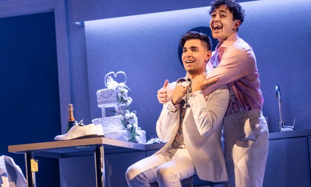 Playing a panicky gay groom was in the cards for Matt Rodin’s part in ‘Company’