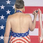 Artist Molly Vaughan performs art piece addressing anti-queer legislation at James Harris Gallery